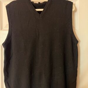 Ponte Vecchio Black Metallic Knit Top